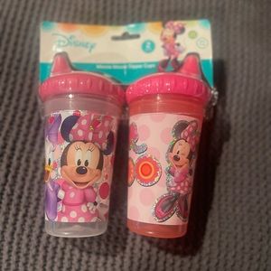 Girls pink sippy cup